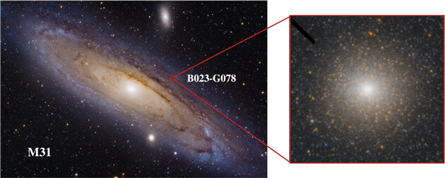 intermediate-mass black hole in Andromeda Galaxy