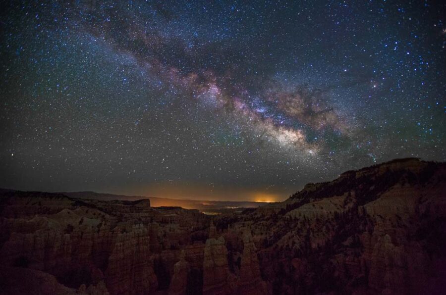 Milky Way over Bryce Canyon, a dark-sky park