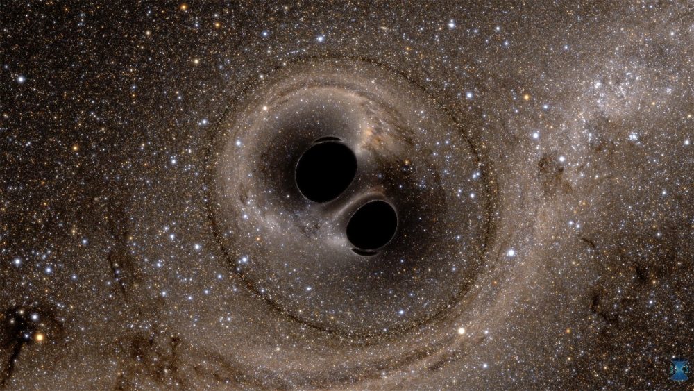 A black-hole binary