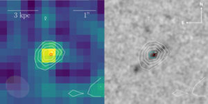 Radio and near-UV observations of a superluminous supernova