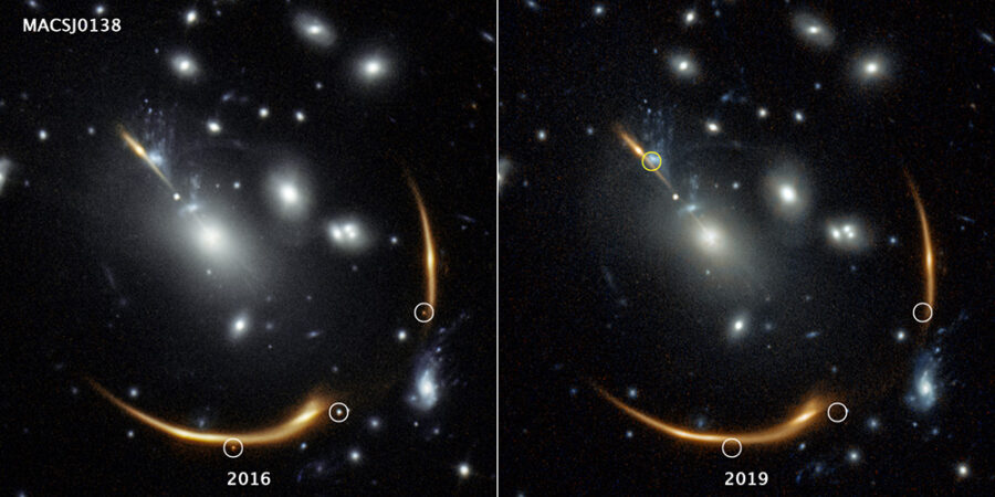 Gravitationally lensed supernova, four ways