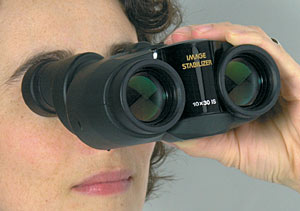 Image-stabilized binoculars