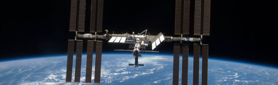 International Space Station in orbit