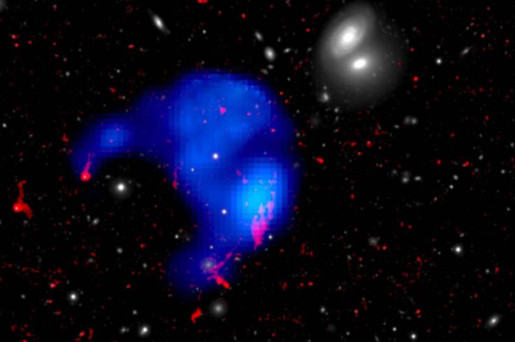 Orphan cloud seen in X-rays and visible light