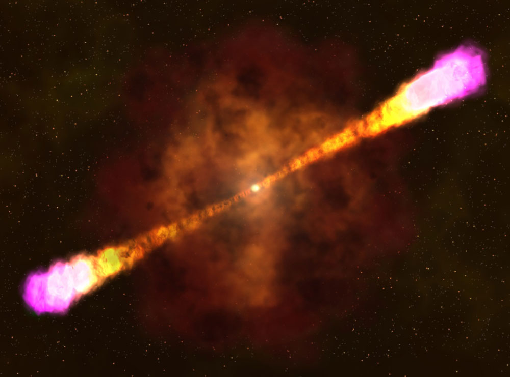 Brightest GammaRay Burst Yet Lights Up the Sky Sky & Telescope Sky