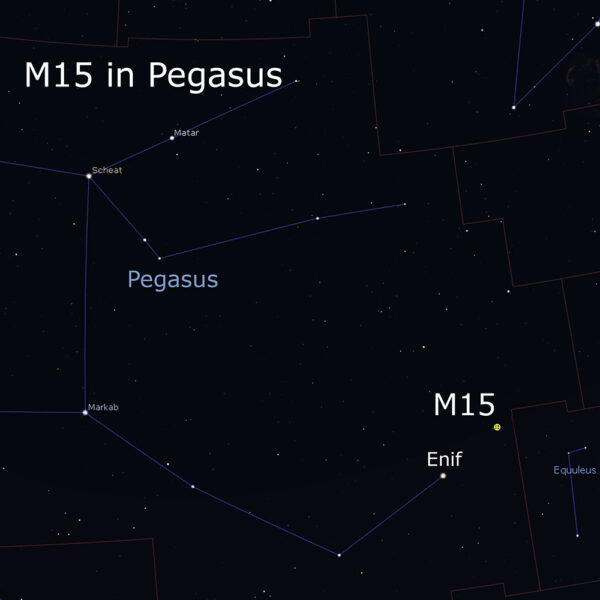 M15 in Pegasus