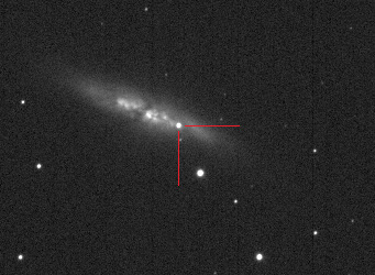 Supernova in Messier 82