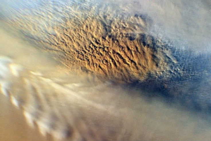 Image of Martian dust storm