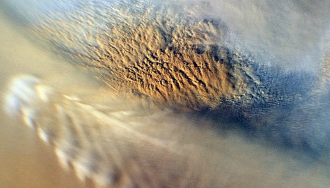 Image of Martian dust storm