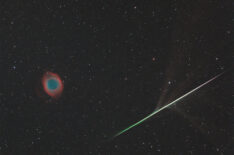 The nebula and the meteor  