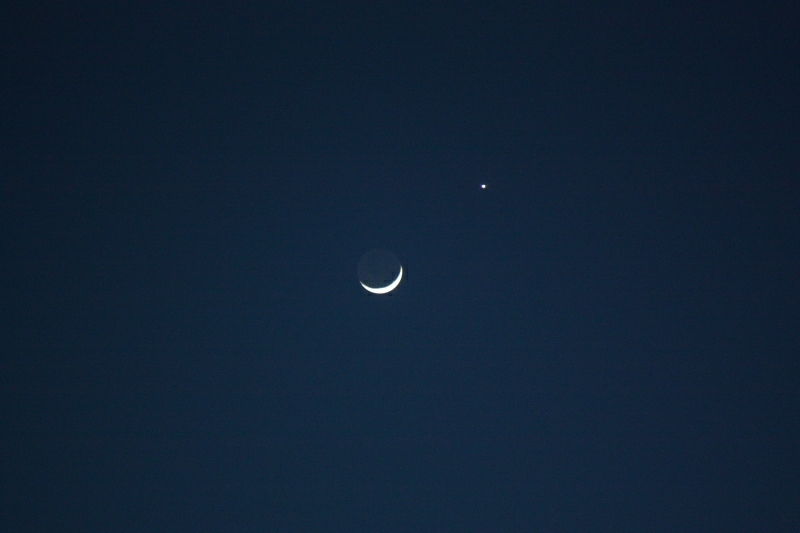 moon & venus | john haines - Sky & Telescope - Sky & Telescope