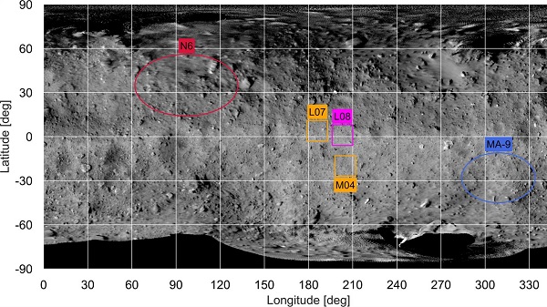 Ryugu map 