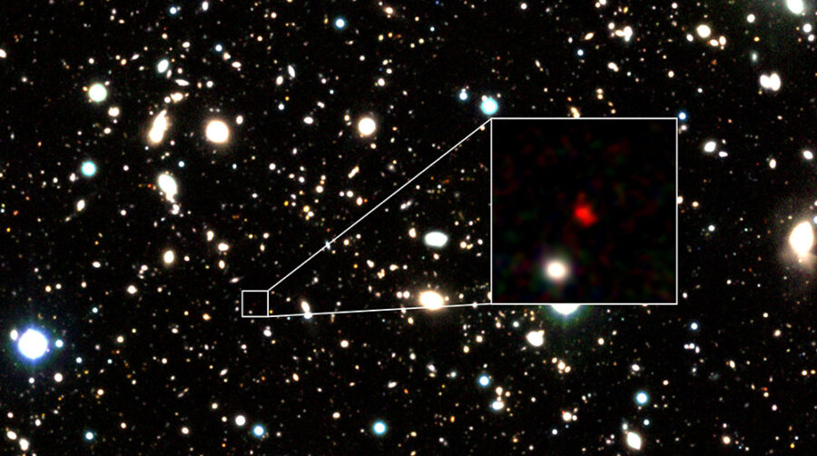 Image of most distant galaxy candidate