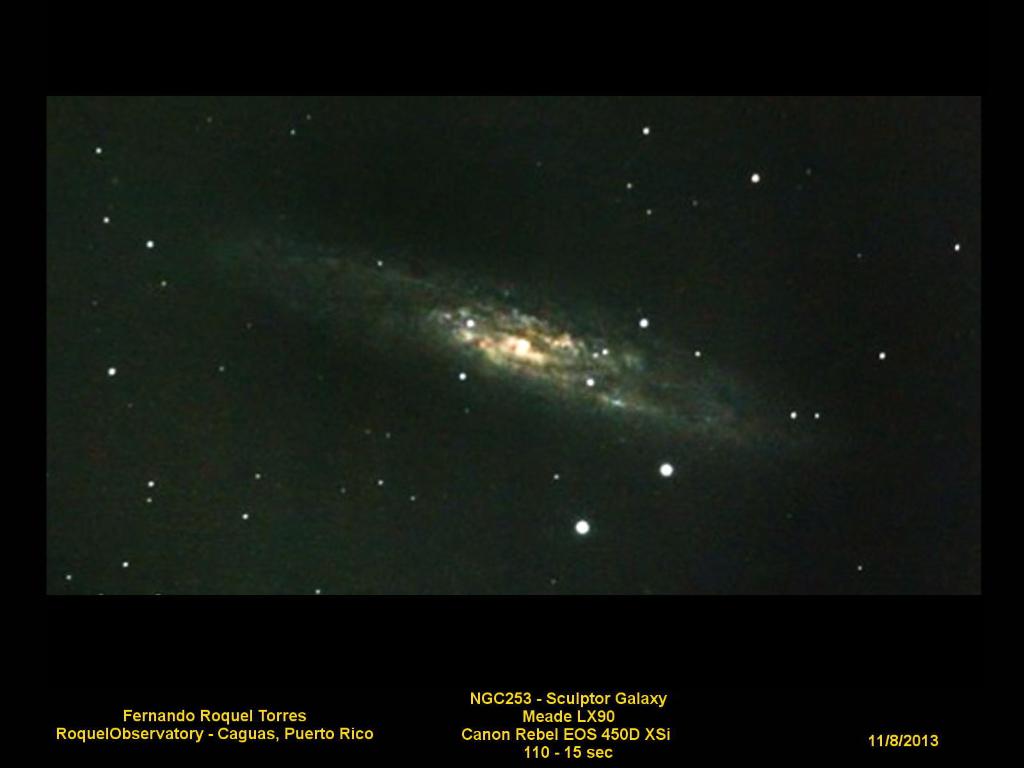 Ngc253 Sculptor Galaxy Fernando Roquel Torres Sky Telescope Sky Telescope