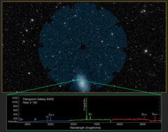 DESI's first light plus spectrum