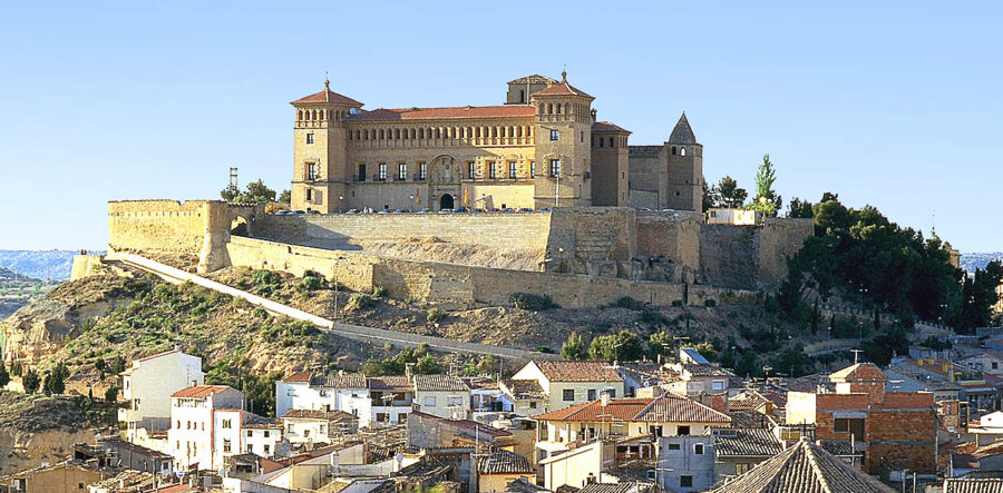 Castillo de los Calatravos in Alcañiz, Spain