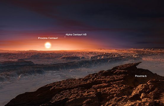 illustration of Proxima Centauri b