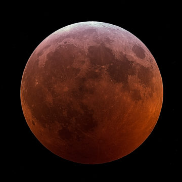 Eclipsed Moon