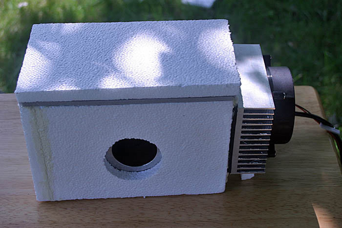 Cooling box for DSLR