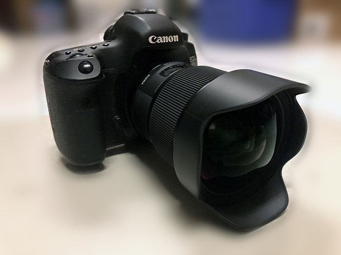 Camera with a fast lens