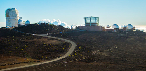 Observatory on a mountain