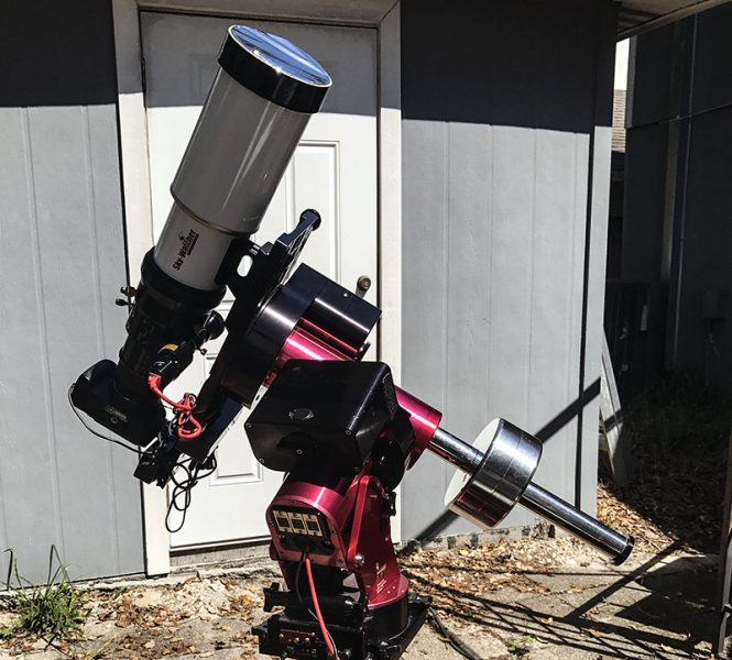 Solar Telescope setup