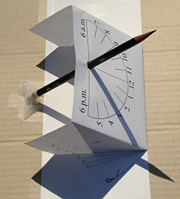 Reading the time from your sundial in spring and summer