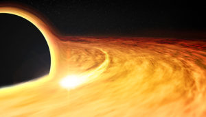 hotspot around black hole