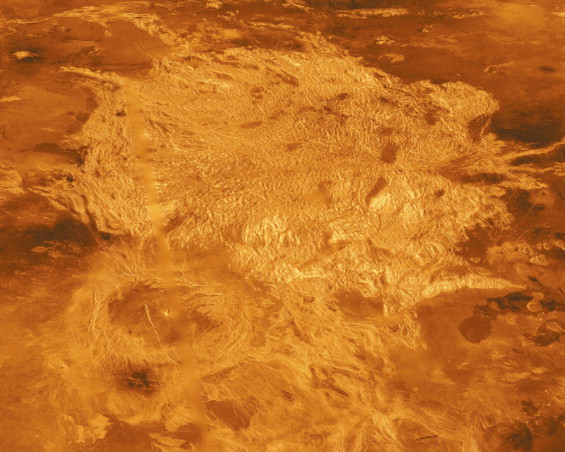 Tessera on Venus