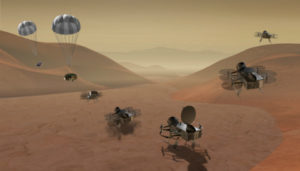 Illustration of proposed Titan lander