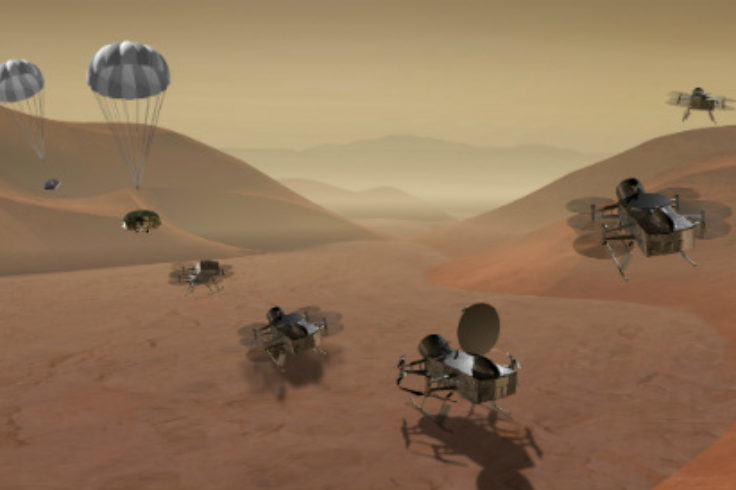 Illustration of proposed Titan lander