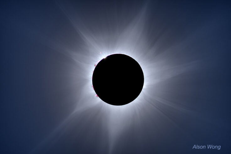 total eclipse april 2023 AlsonWong label
