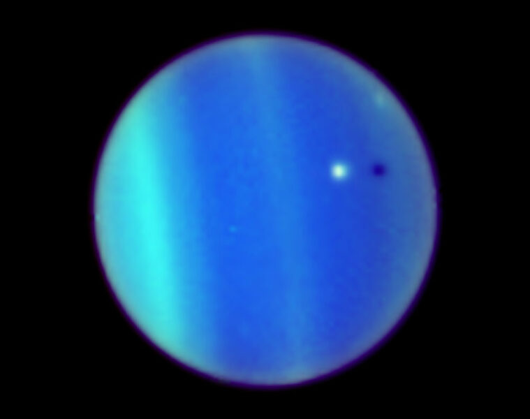 Ariel transits Uranus