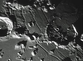 video of lunar craters